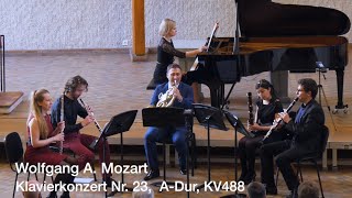 Mozart  Piano Concerto No23 In A Major K 488 Adagio Daniela Timokhine amp BPQ [upl. by Senzer]