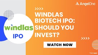 Windlas Biotech IPO Review  Windlas IPO Date Details Analysis  Latest IPO Review [upl. by Nosduh]