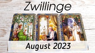 ZWILLINGE  August 2023  Kraftvolle Veränderungen Karmische Lernaufgabe wird gemeistert  Tarot [upl. by Oinesra]