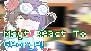 Mcyt React To George  Requested   Gacha Club  Mcyt [upl. by Alleon]