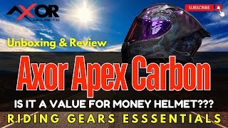 Axor Apex Carbon Fibre Helmet  Premium Protection amp Style  Is It Worth the Hype [upl. by Tristram]