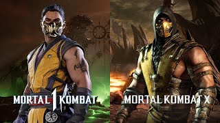 MK1 Combos vs MKX Combos [upl. by Ely]