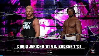 WWE 2K Invasion Era Chris Jericho vs Booker T [upl. by Yerd768]