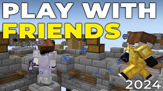 How To Play Minecraft with Friends Java Edition 2024 [upl. by Penelope]