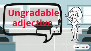 GRADABLE AND UNGRADABLE ADJECTIVES [upl. by Naitsihc]