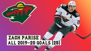 Zach Parise 11 All 25 Goals of the 201920 NHL Season [upl. by Anirual]