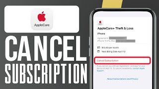 How To Cancel AppleCare Subscription EASY [upl. by Emyaj594]