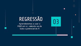 Regressão R Studio  Introdução e MQO [upl. by Hamnet]