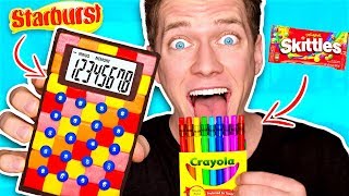 DIY Edible School Supplies FUNNY PRANKS Back To School Learn How To Prank using Candy amp Food [upl. by Alra]