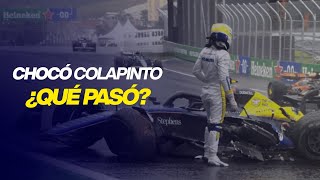 FRANCO COLAPINTO CHOCÓ y quedó FUERA del GP de BRASIL con LLUVIA  Fórmula 1 [upl. by Abisha]