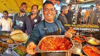 RAJASTHAN Celebrities Indian Street Food 😍 Masterchef Ghotala Pandit G ka Chatkara Chole Bhature [upl. by Aihsein]