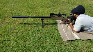 Suppressed 50BMG Armalite AR50 with AAC Cyclops [upl. by Huskey312]