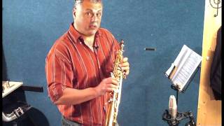 JP043 soprano saxophone demonstration by Pete Long  John Packer Ltd [upl. by Malynda69]