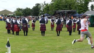 Coalburn IOR Pipe Band Bridge of Allan Highland Games 2024 [upl. by Juetta]