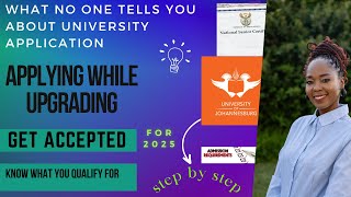 How to apply for University in South Africa  UJ Complete Application Process for 2025 Admissions [upl. by Issie734]