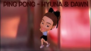 HYUNA amp DAWN  PING PONG  CARDIO DANCECARDIO WORKOUT  SHAN CARDIO [upl. by Reffineg638]