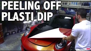 Peeling Plasti Dip Off Your Car  Full Tutorial [upl. by Nnylg]