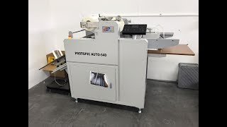 GMP used laminator Protopic Auto540  LAPOSTPRESS  21649 [upl. by Oecam]