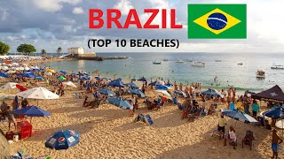 🇧🇷 Brazil Best Beaches 2023 Top 10 beaches in Brazil Brazil South America [upl. by Noemi]