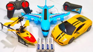 Radio Control Airplane A380 and Remote Control Racing Rc Car Unboxing Rc Helicopter Rc Aeroplane [upl. by Darcie]