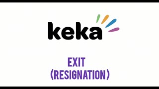 Exit Resignation on Keka [upl. by Jodoin85]