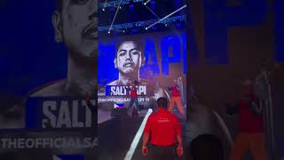 ONE OF MY BEST BOXING ENTRANCE 😤💪🏽🇵🇭💯 saltpapi boxing [upl. by Ttennaj]