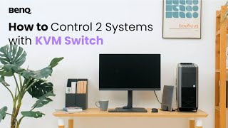 KVM Switch One Set to Control Your Two Systems [upl. by Ailel719]