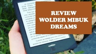 Wolder Mibuk Dreams Review y Unboxing en Español  Ebook económico de calidad [upl. by Ecadnarb]