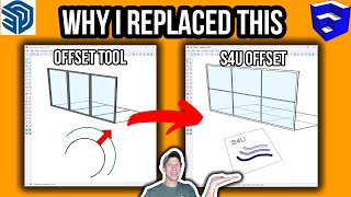 I REPLACED the SketchUp Offset Tool  Heres Why You Should Too [upl. by Eenalem420]