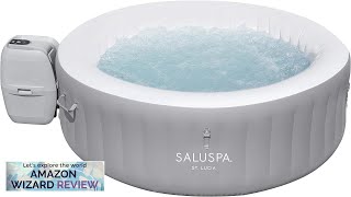 Bestway SaluSpa StLucia EnergySense AirJet Inflatable Hot Tub Spa 67quot x 26quot Review [upl. by Arihday675]