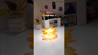 DIY lamp ✨ easy amazing diy homemade lamp  shorts diy artshorts painting art youtubeshorts [upl. by Ilojna]