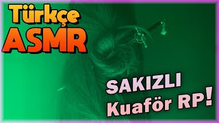 Türkçe ASMR  Mahalle Kuaförü RP SAKIZLI [upl. by Eudosia]