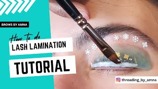 How to do lash lift with new inlei Forma UP shields  Brows By Amna [upl. by Eolc]