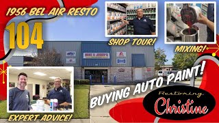 E104 Buying Imron Auto Paint for Garage DIY Mike amp Jerrys Shop Tour 1956 Chevy Bel Air Resto [upl. by Cherry]