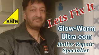 GlowWorm Ultra com central heating is working but tap hot water isnt Birmingham boiler repair [upl. by Eyk]