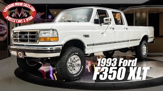 1993 Ford F350 XLT 4X4 For Sale Vanguard Motor Sales 8526 [upl. by Atteinotna]