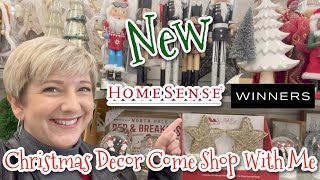 NEW CHRISTMAS DECOR AT HOMESENSE amp WINNERS 2023  COME SHOP WITH ME 🎅🏻 [upl. by Ibloc]