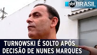 Allan Turnowski é solto após decisão de Nunes Marques do STF  SBT Brasil 300922 [upl. by Ailyt512]