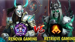 Intense Battles🔥 Retrieve Gaming VS Renova Gaming⚔️  Shadow Fight 4 Arena [upl. by Ahsekim]