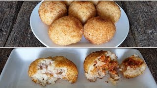 Arancine Siciliane fatte in casa passo passo [upl. by Akenihs]