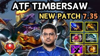 🔥 New PATCH 735  ATF Timbersaw Midlane Highlights 🔥 Grandmaster Tier  Dota 2 [upl. by Down]