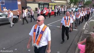 Shankill SOU Old Boys No3  Whiterock District No 9 Parade  240623 4K [upl. by Acinelav]