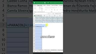 Como unir e juntar colunas em uma só no Excel [upl. by Hiamerej813]