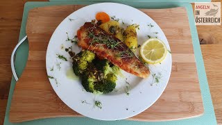 🐟 Zander mit Petersilienkartoffeln und Gemüse  AIÖ 🐟 [upl. by Harras]