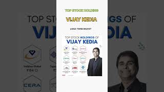 Top stocks holding 🔥 vijay kedia shorts shortvideo stockmarket longterminvestment [upl. by Franek]