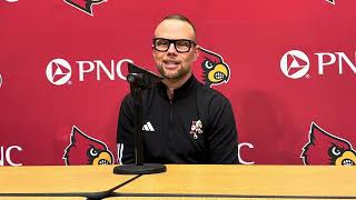 Louisville HC Pat Kelsey Previews Tennessee 11824 [upl. by Elodia65]