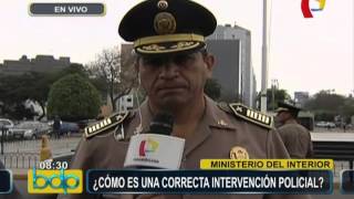 VIDEO conozca cómo es una correcta intervención policial [upl. by Roche]