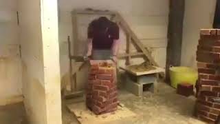 Bricklaying Time Lapse [upl. by Doubler]