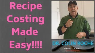 How to Cost Out a Recipe [upl. by Aligna141]