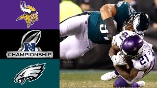 Vikings vs Eagles  NFL NFC Championship Game Highlights [upl. by Schatz]